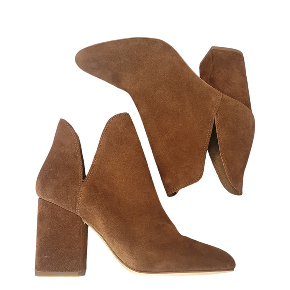 Steve Madden Rookie Leather Bootie Chestnut Women's Size 9 - Picture 4 of 12